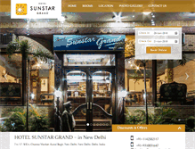 Tablet Screenshot of hotelsunstargrand.com